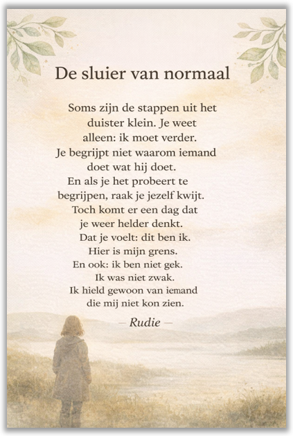 📖 Het boek: De sluier van normaal